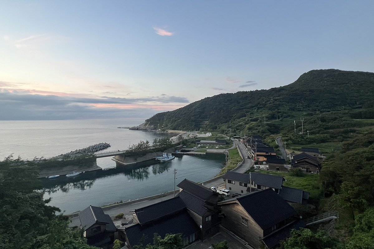 能登らしい集落にある家屋群